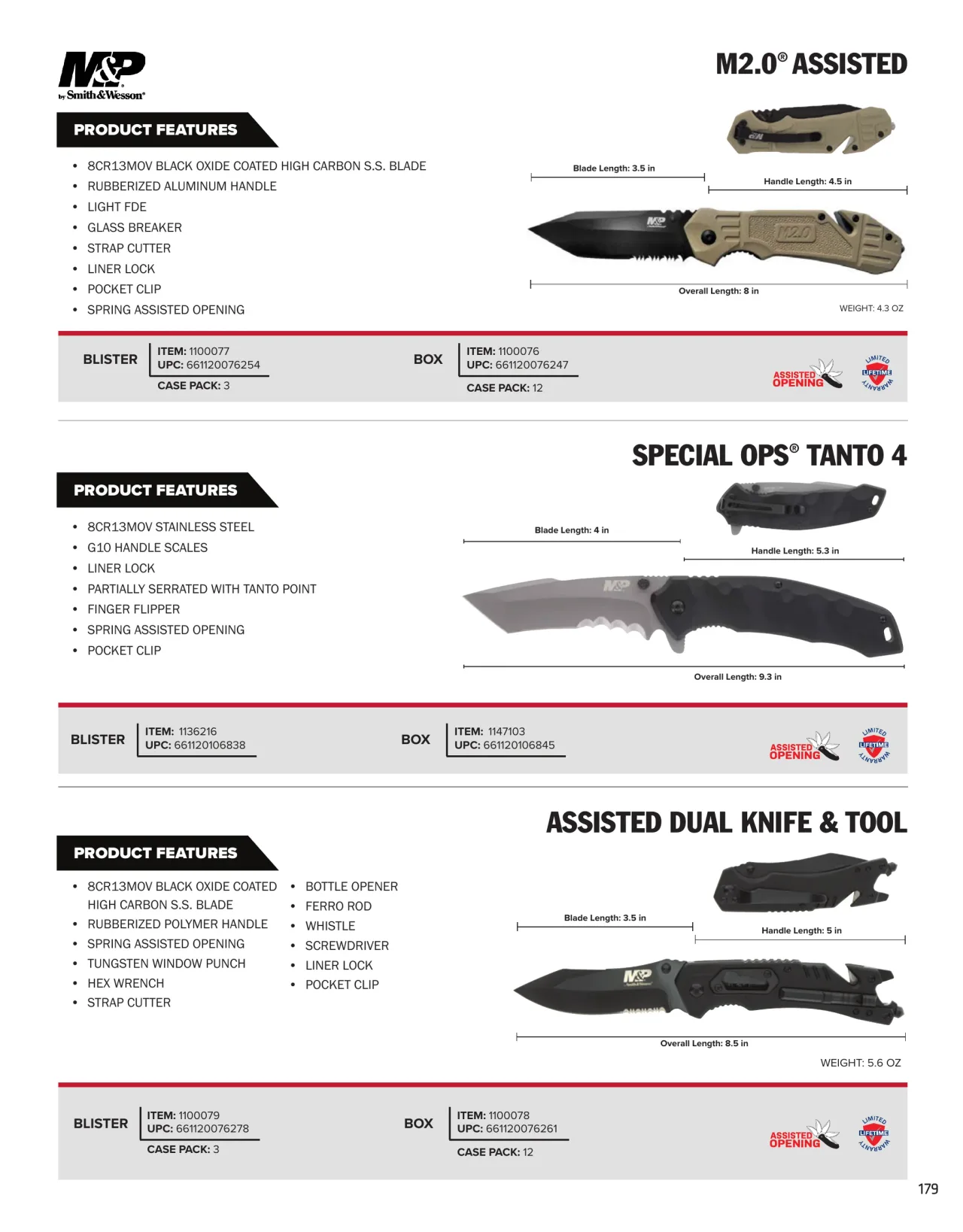 Página 179 de American Outdoor Brands · Cuchillería 2026