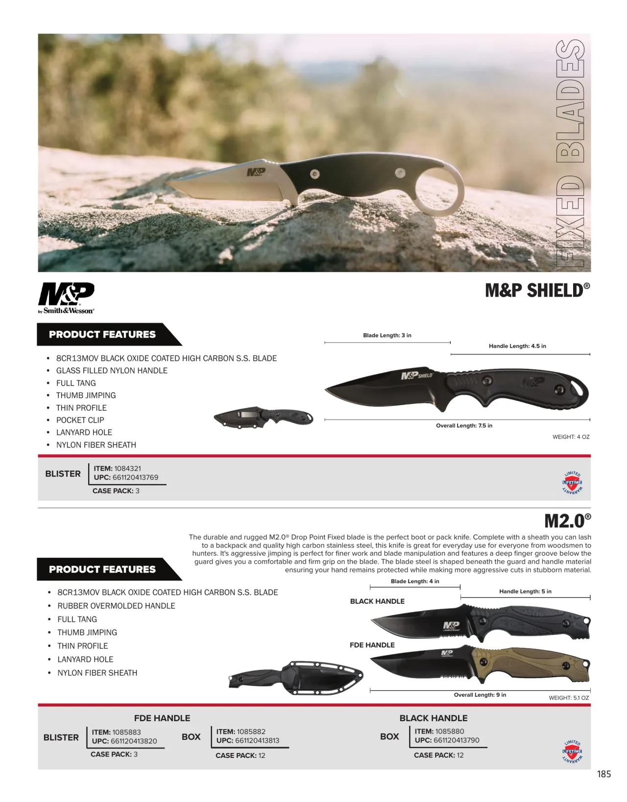 Página 185 de American Outdoor Brands · Cuchillería 2026