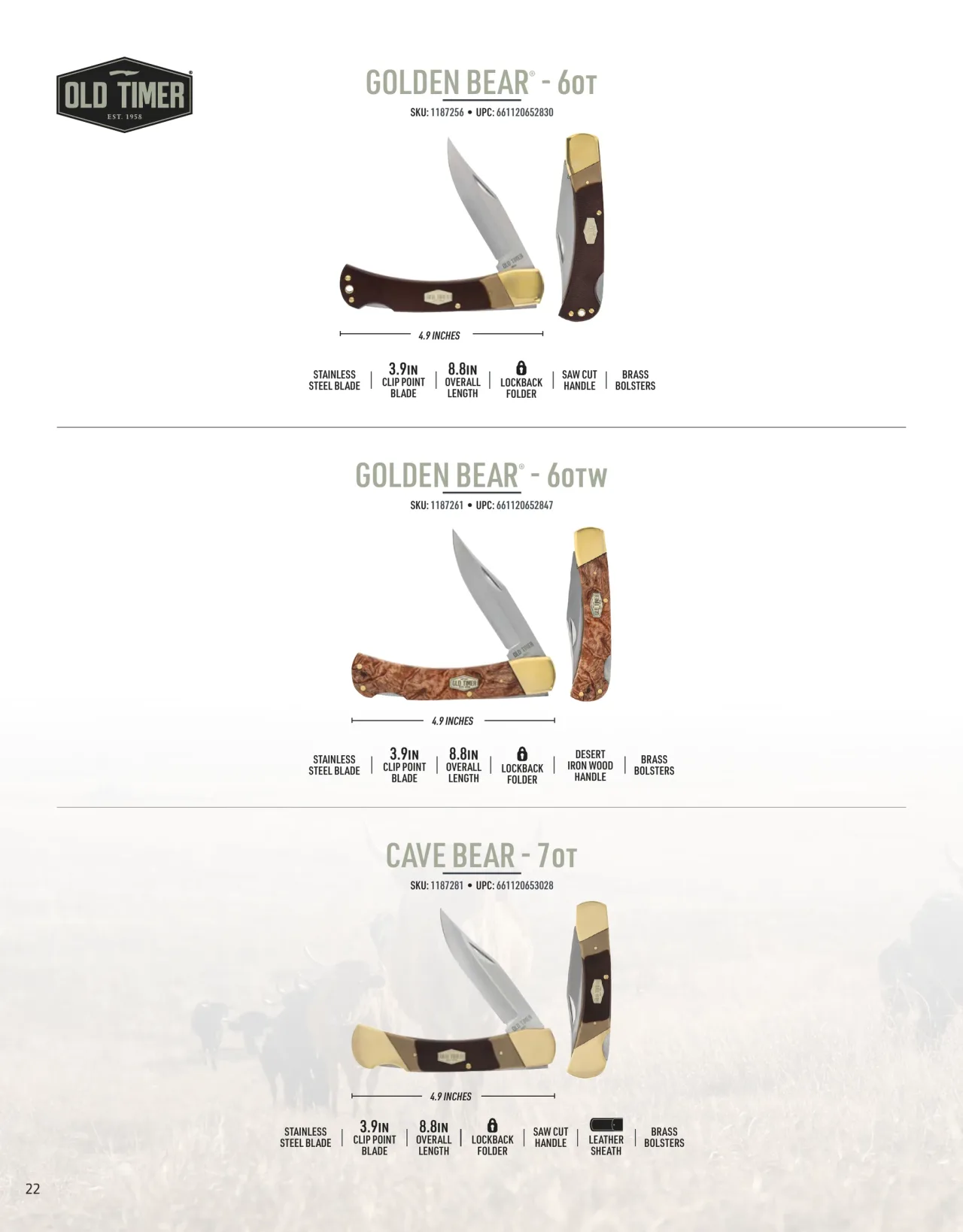 Página 22 de American Outdoor Brands · Cuchillería 2026