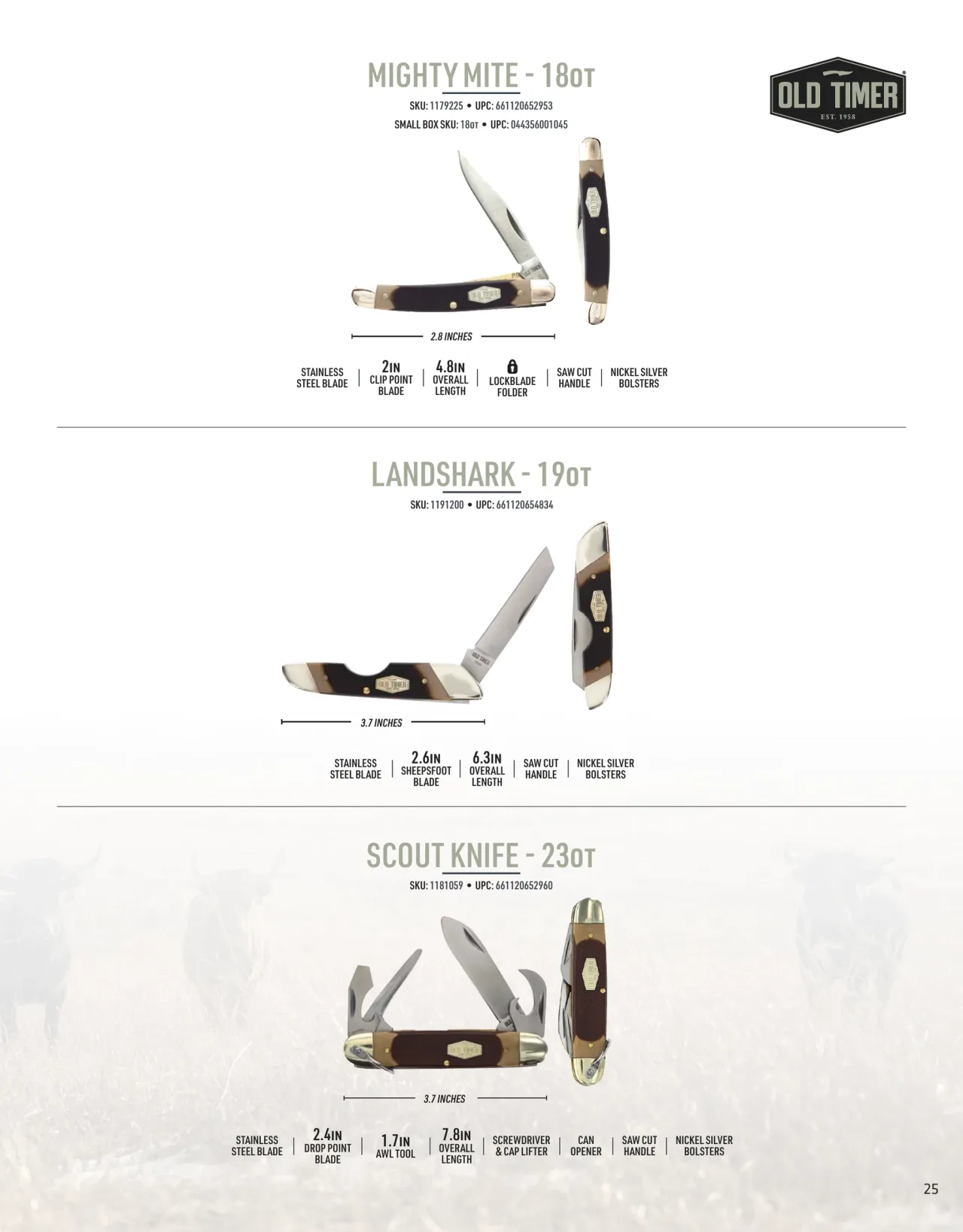 Página 25 de American Outdoor Brands · Cuchillería 2026