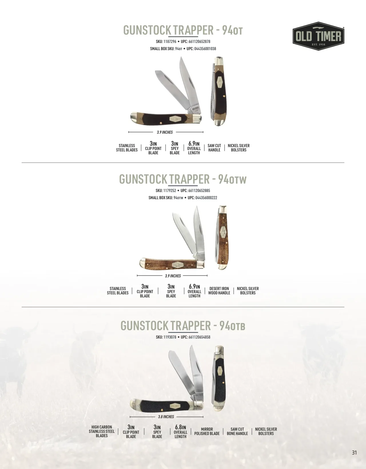Página 31 de American Outdoor Brands · Cuchillería 2026