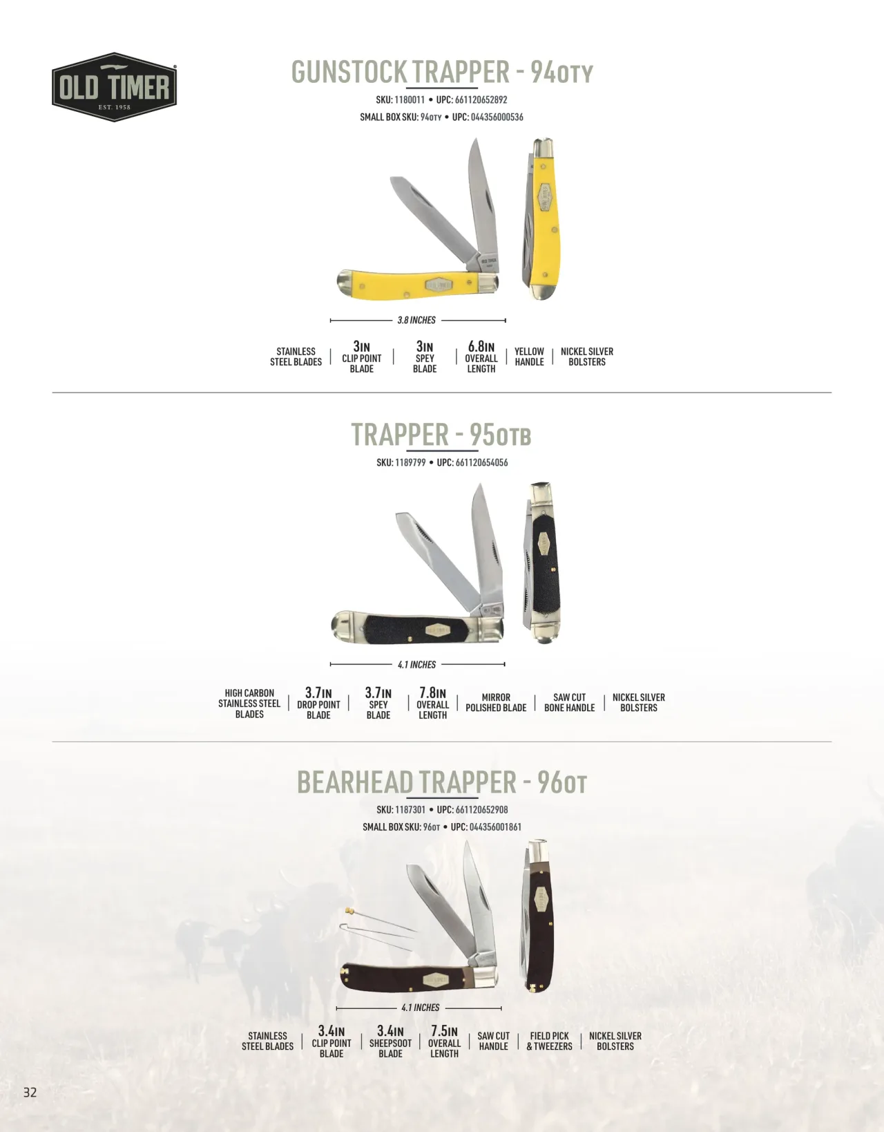 Página 32 de American Outdoor Brands · Cuchillería 2026