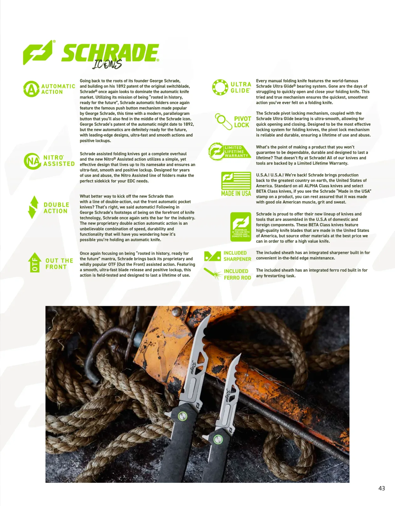 Página 43 de American Outdoor Brands · Cuchillería 2026