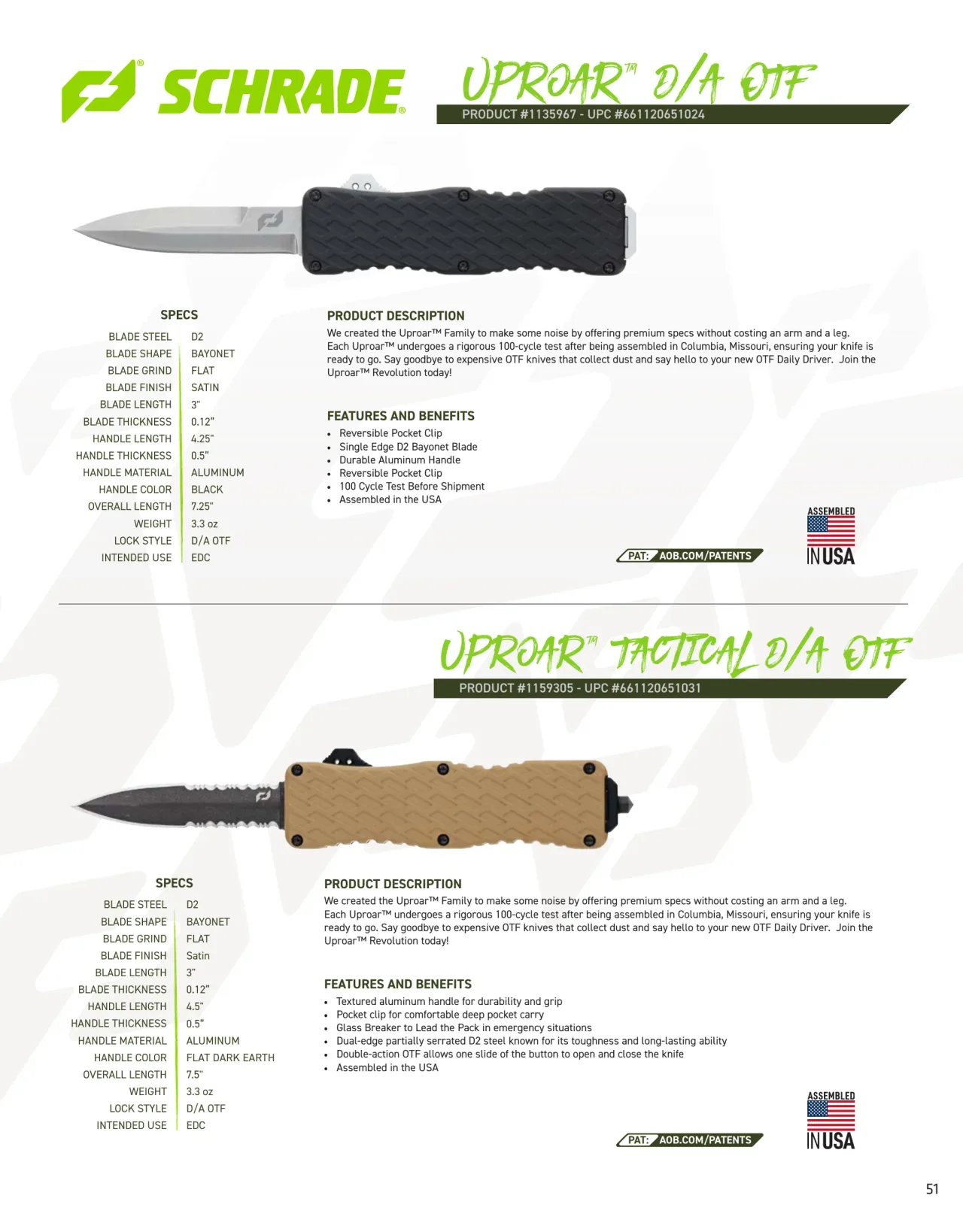 Página 51 de American Outdoor Brands · Cuchillería 2026