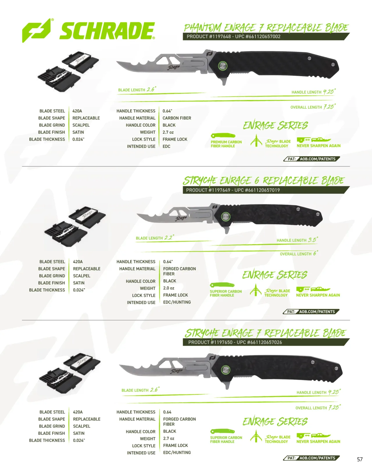Página 57 de American Outdoor Brands · Cuchillería 2026