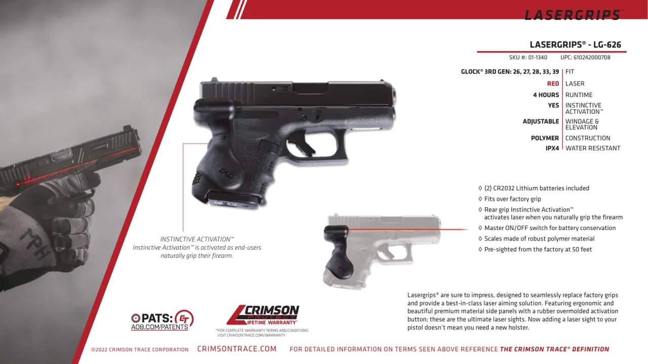Página 134 de Crimson Trace 2023
