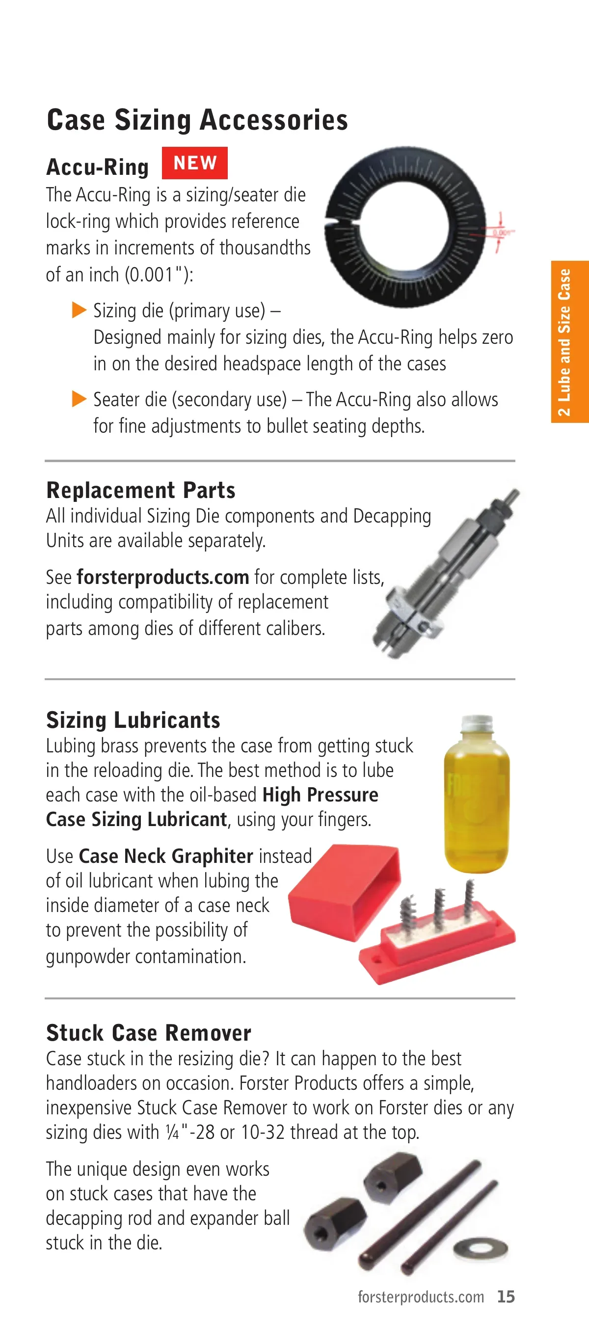 Página 15 de Forster Products · Guía de producto