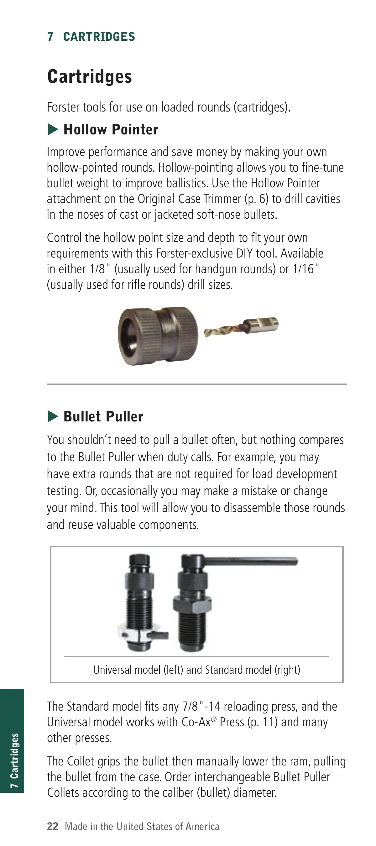 Página 22 de Forster Products · Guía de producto