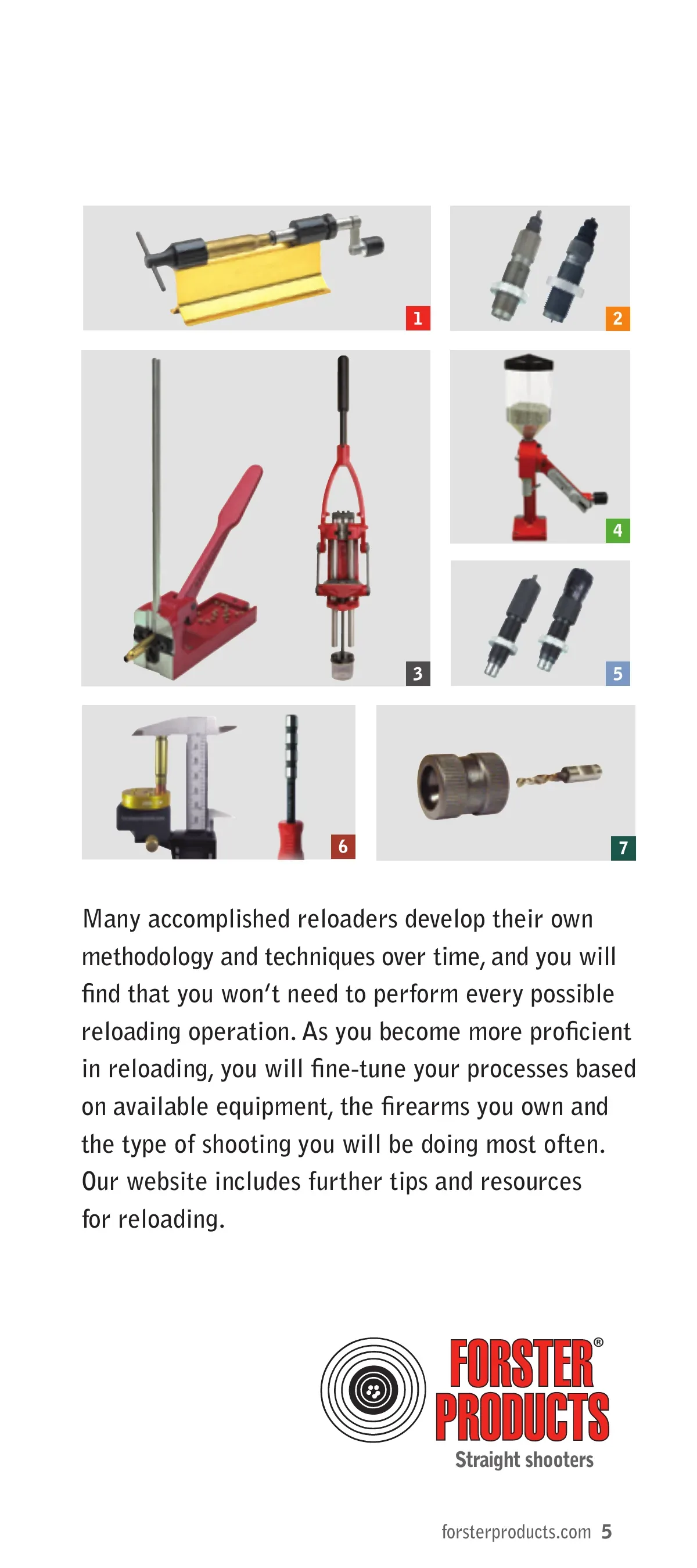 Página 5 de Forster Products · Guía de producto