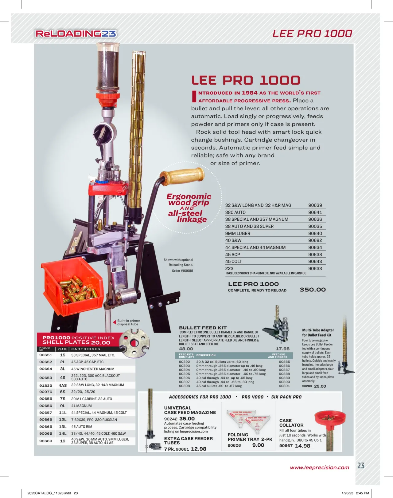 Página 23 de Lee Precision 2023