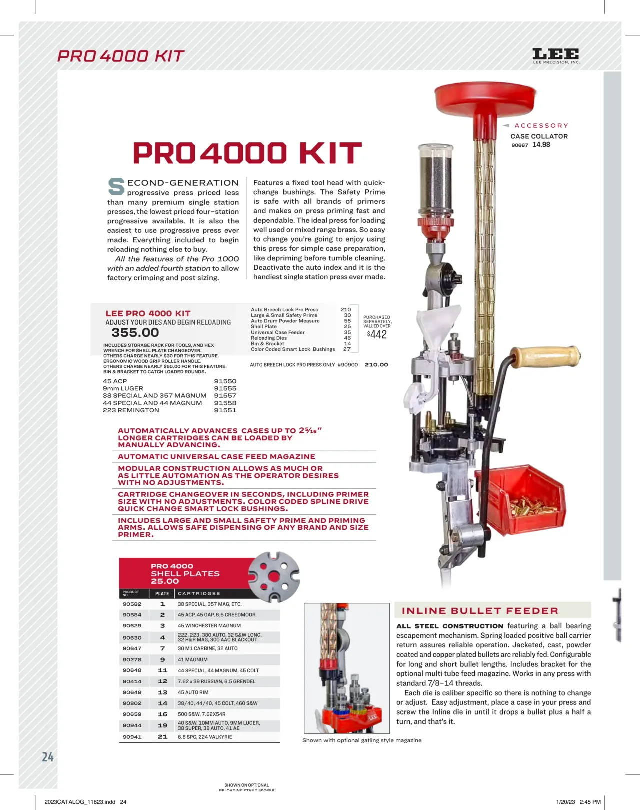 Página 24 de Lee Precision 2023