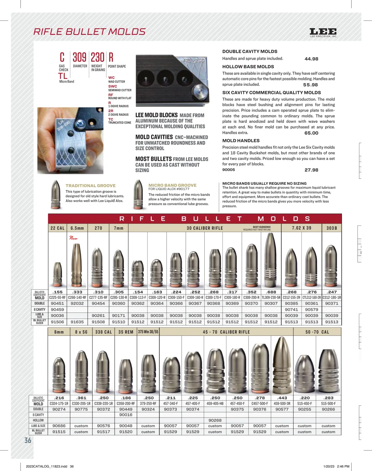 Página 36 de Lee Precision 2023