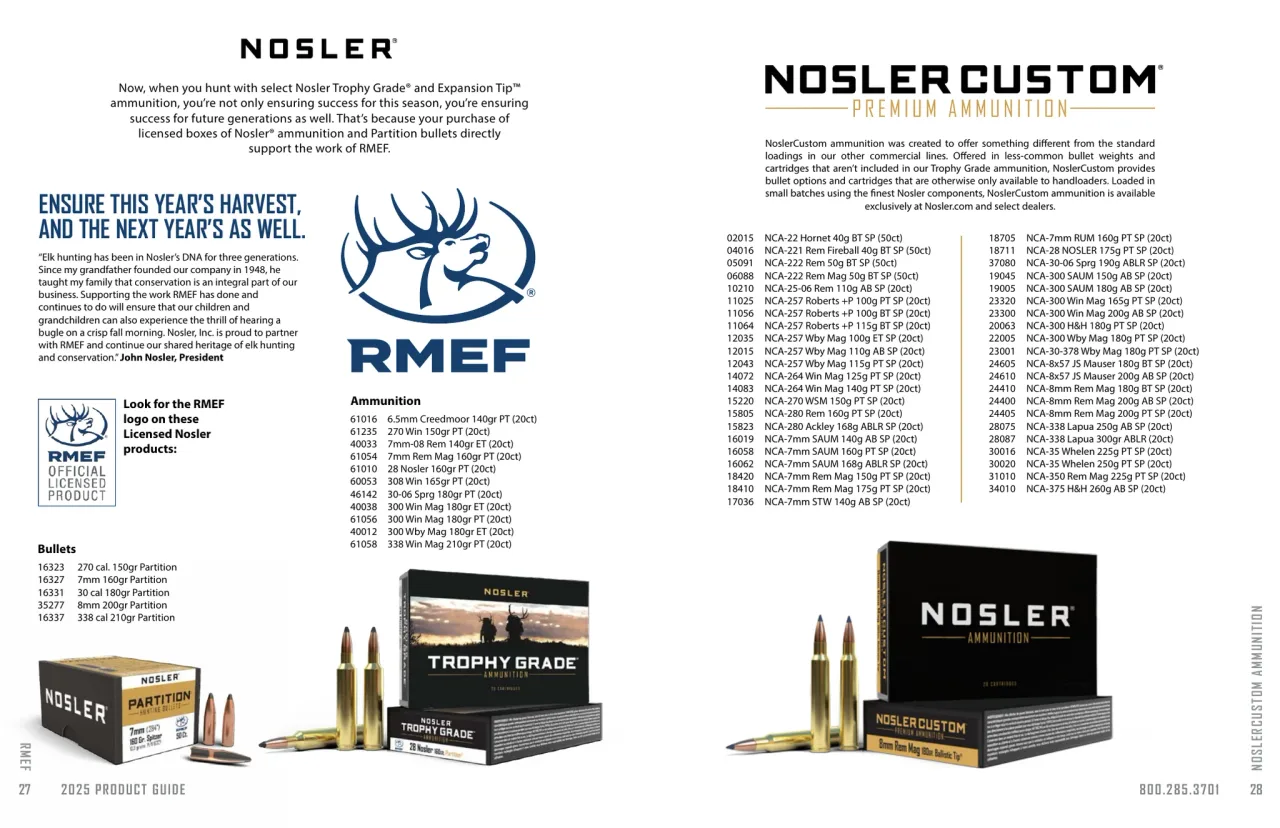Página 15 de Nosler 2025