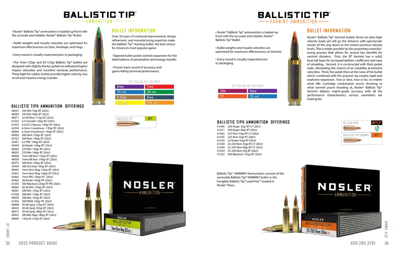 Página 18 de Nosler 2025