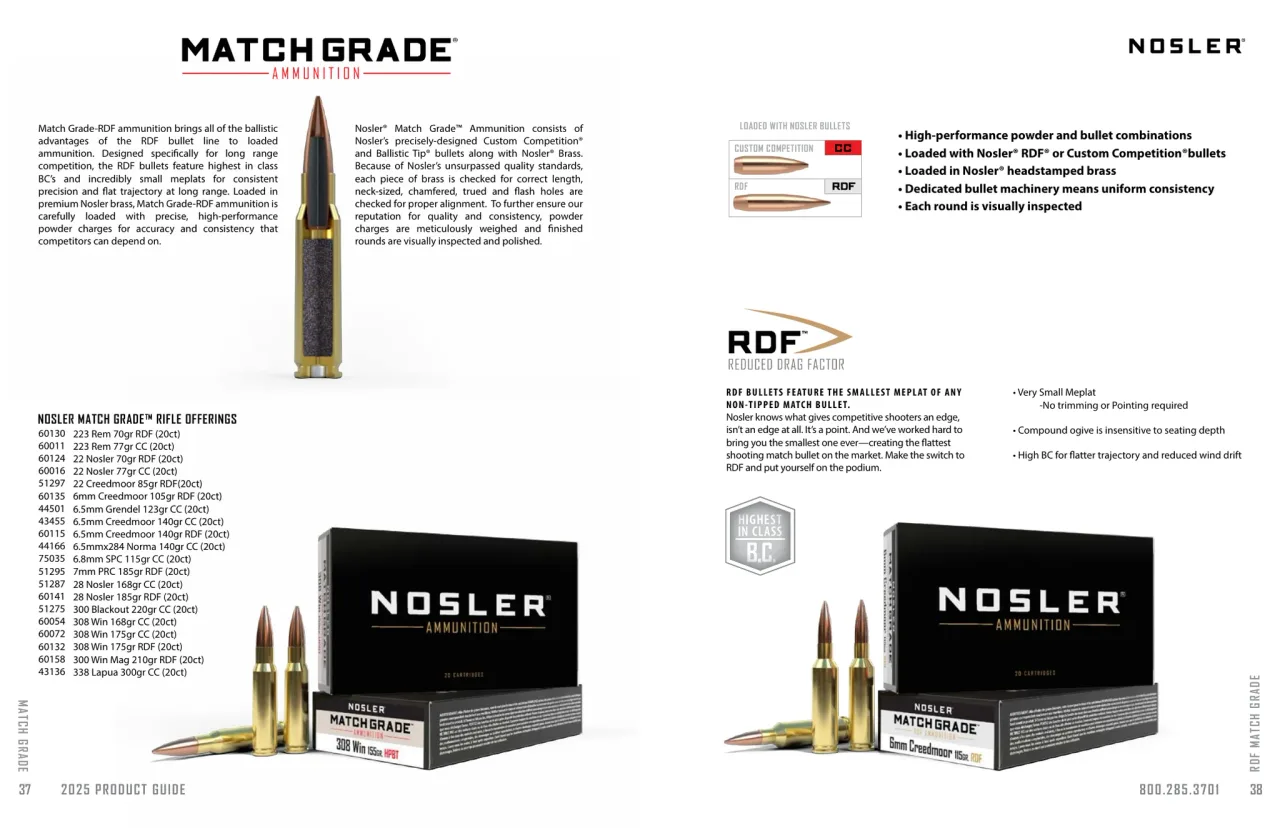 Página 20 de Nosler 2025