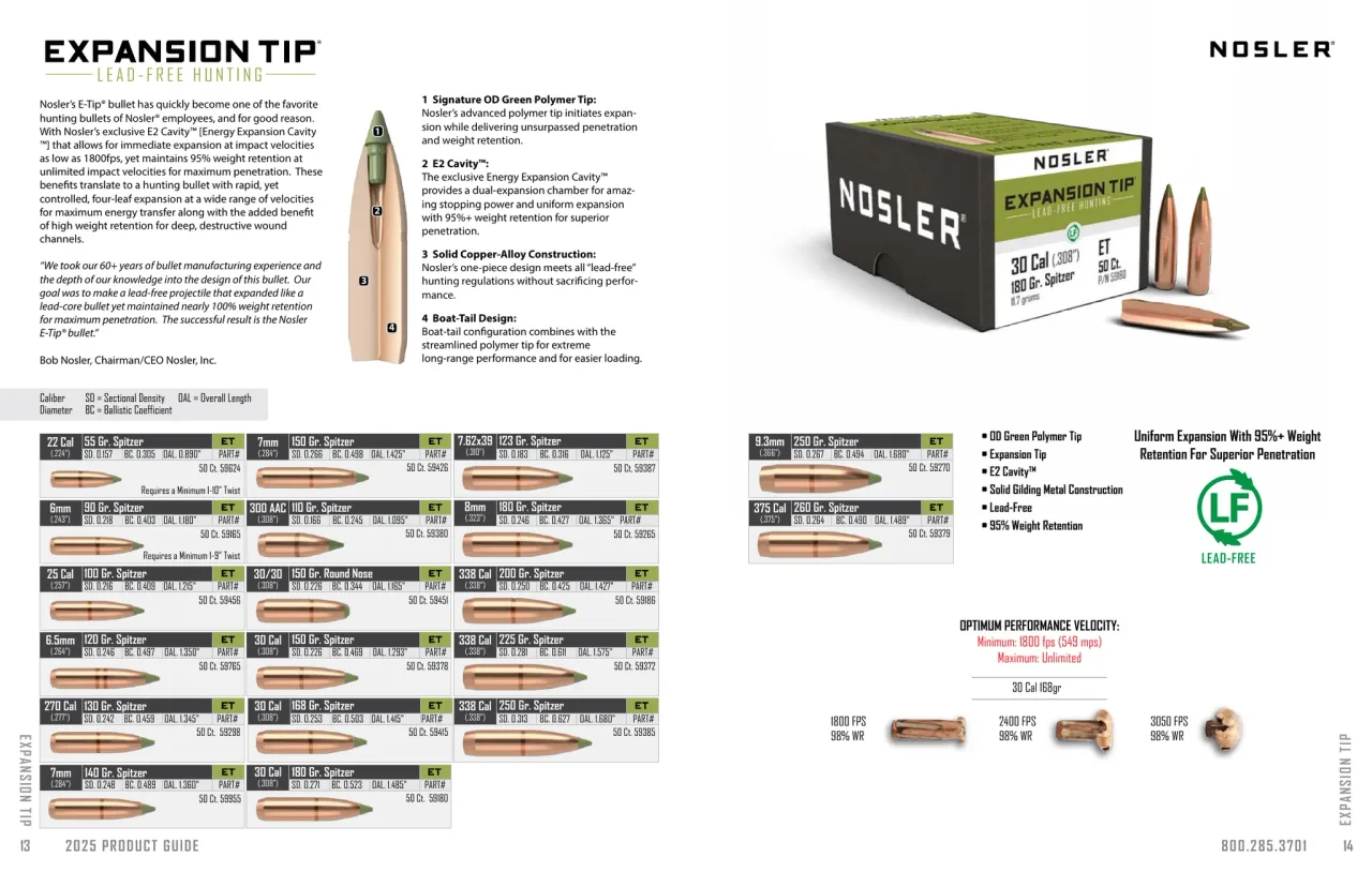 Página 8 de Nosler 2025