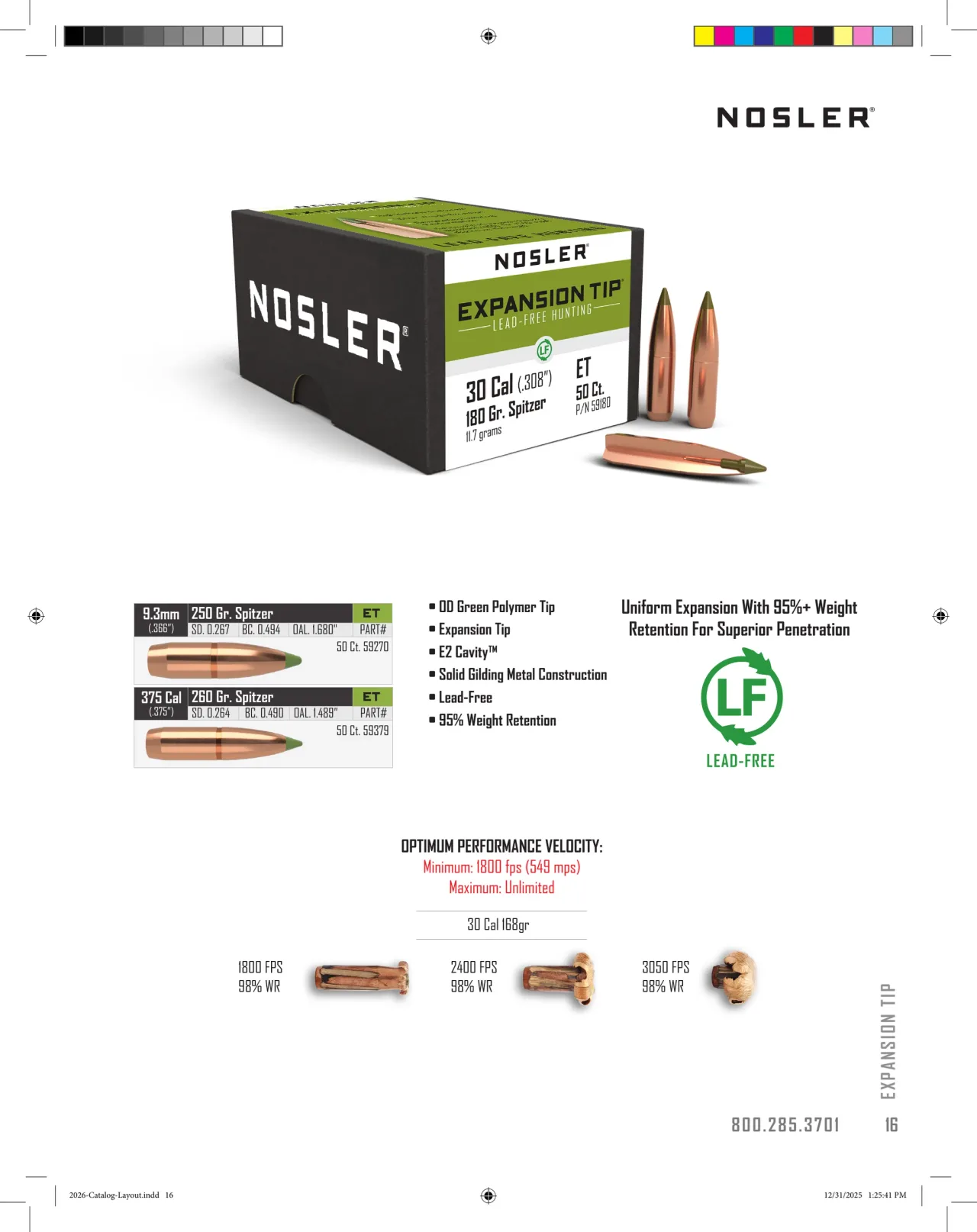 Página 17 de Nosler 2026