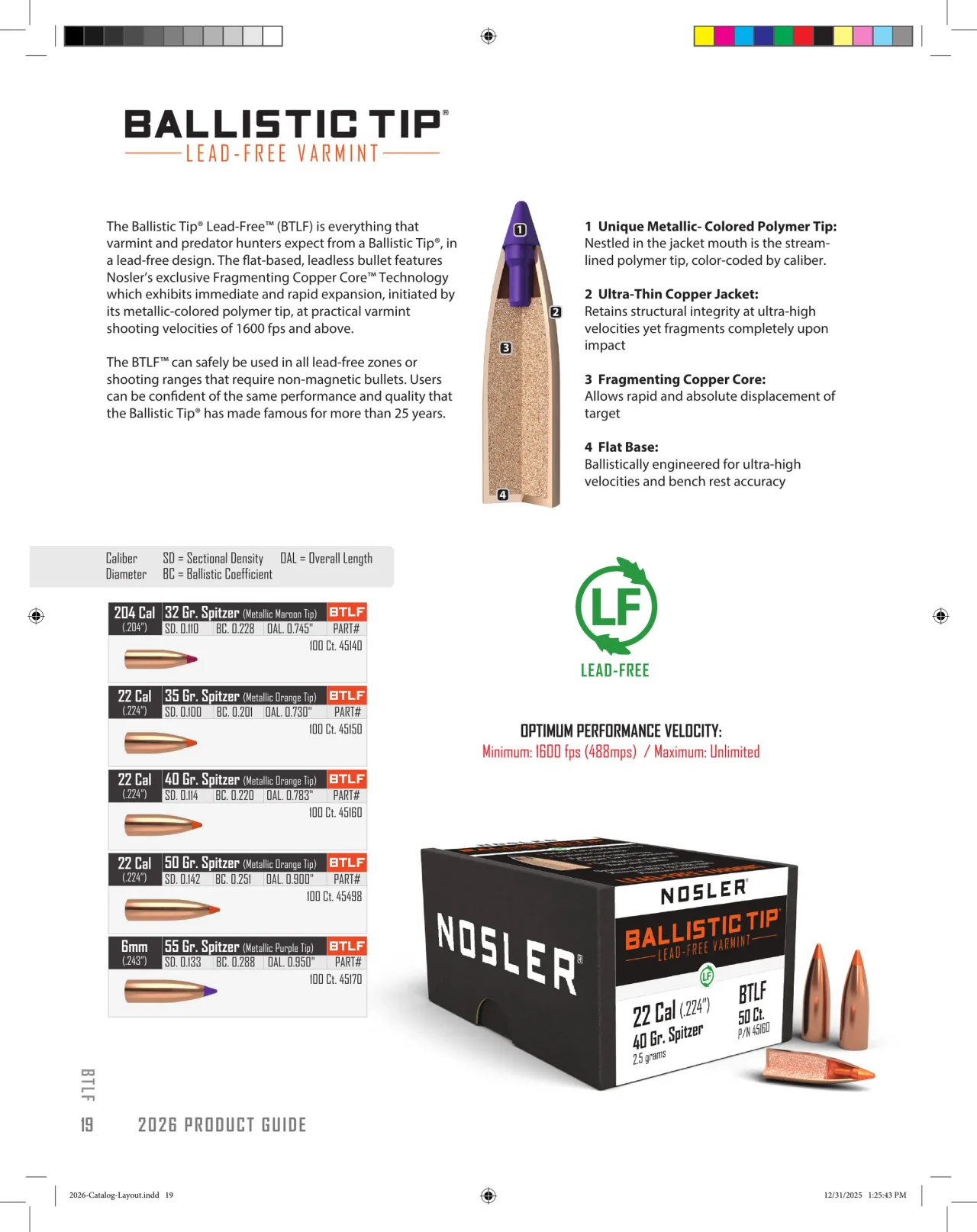 Página 20 de Nosler 2026