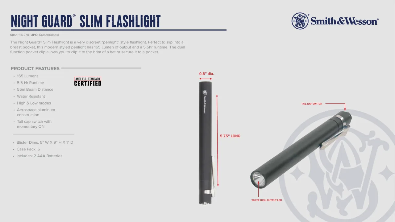 Página 8 de Smith & Wesson · Accesorios 2024