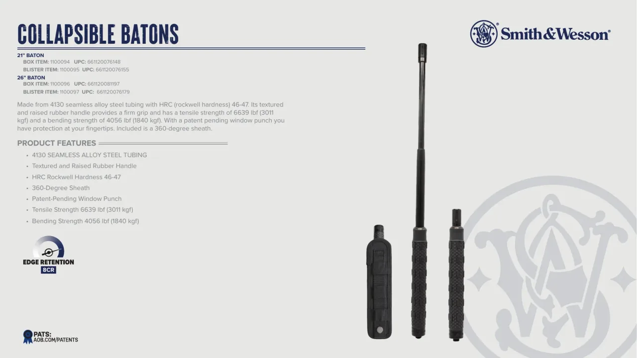 Página 112 de Smith & Wesson · Cuchillería 2023