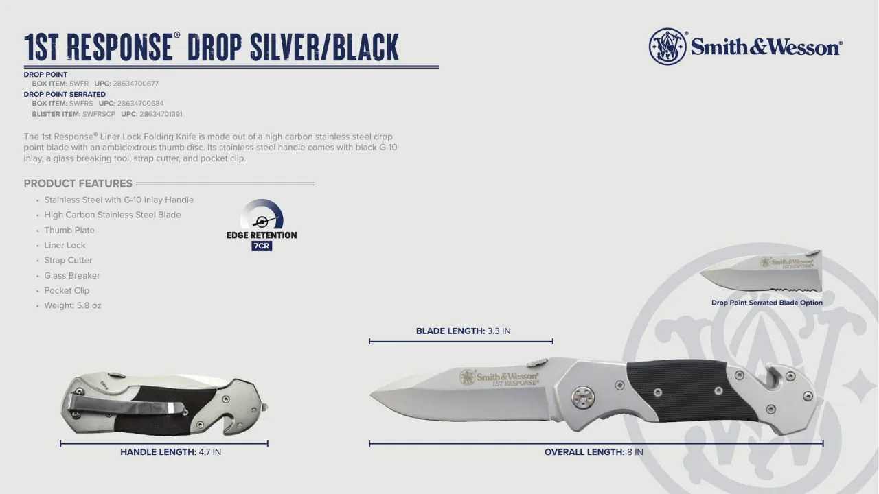 Página 13 de Smith & Wesson · Cuchillería 2023