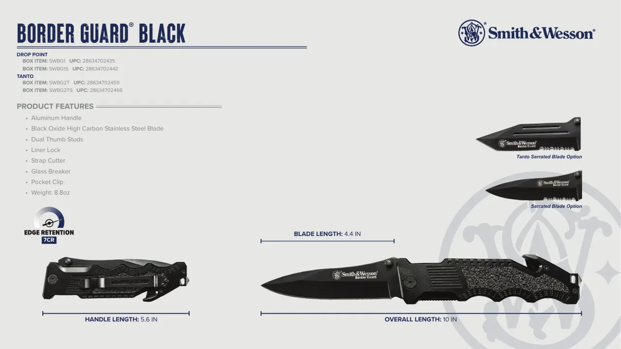 Página 23 de Smith & Wesson · Cuchillería 2023