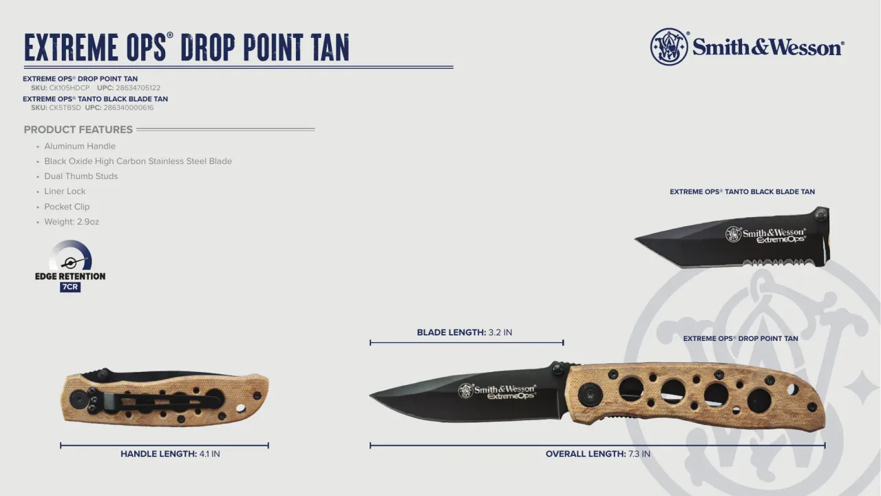 Página 27 de Smith & Wesson · Cuchillería 2023