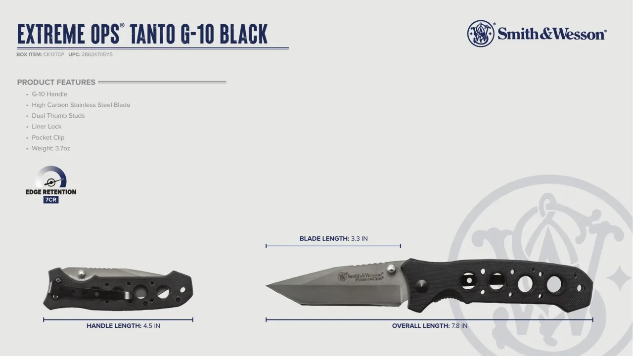 Página 28 de Smith & Wesson · Cuchillería 2023