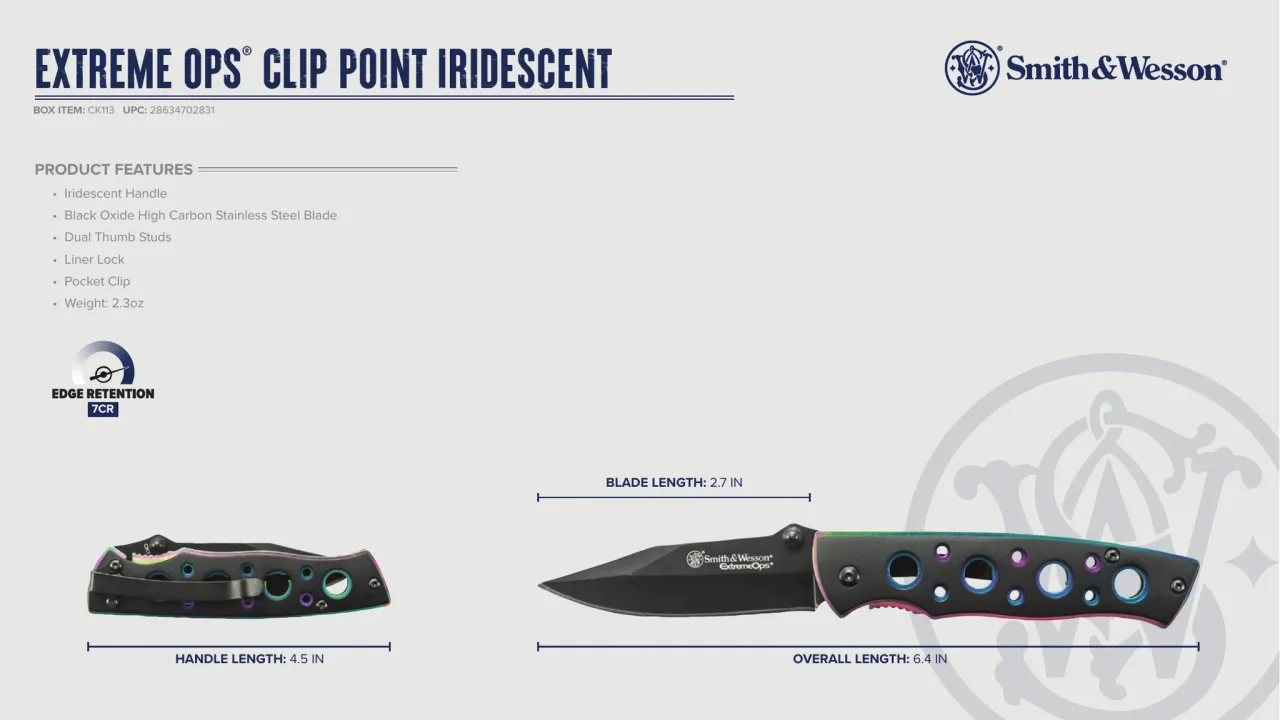 Página 31 de Smith & Wesson · Cuchillería 2023