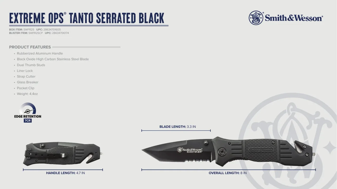Página 36 de Smith & Wesson · Cuchillería 2023
