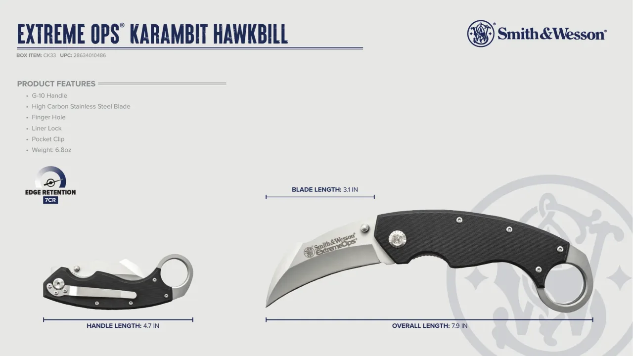 Página 39 de Smith & Wesson · Cuchillería 2023