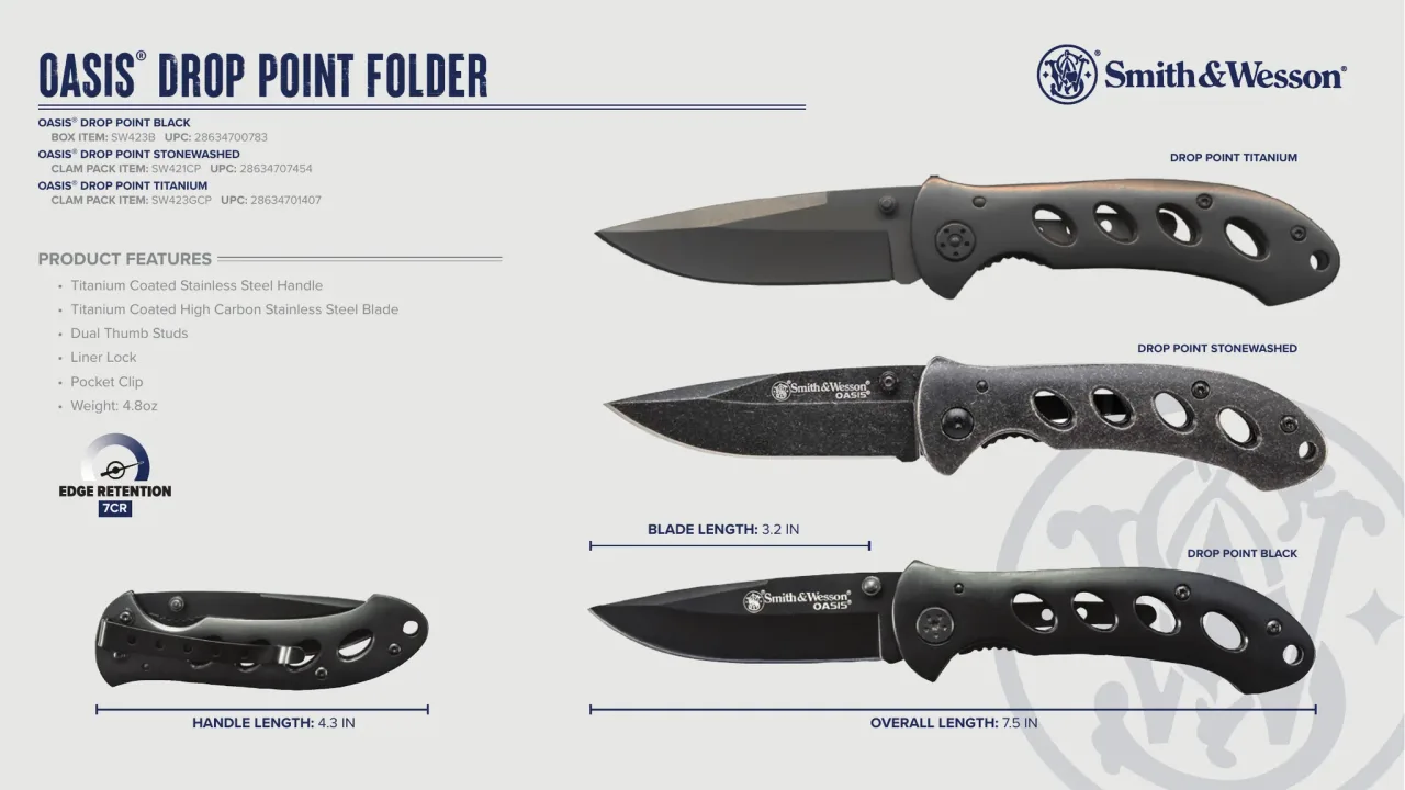 Página 43 de Smith & Wesson · Cuchillería 2023