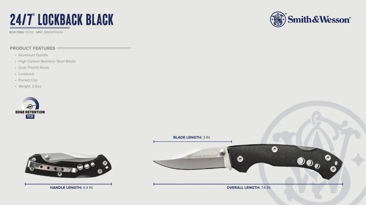 Página 46 de Smith & Wesson · Cuchillería 2023