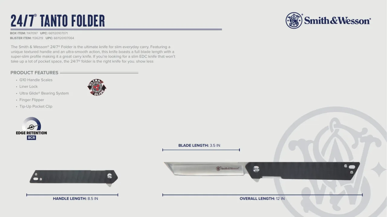 Página 47 de Smith & Wesson · Cuchillería 2023