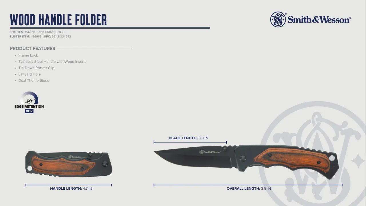 Página 48 de Smith & Wesson · Cuchillería 2023