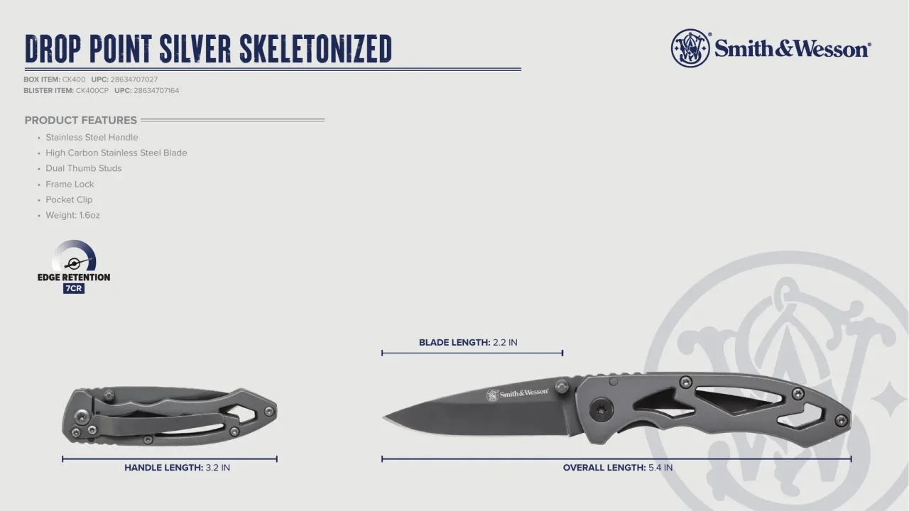 Página 49 de Smith & Wesson · Cuchillería 2023