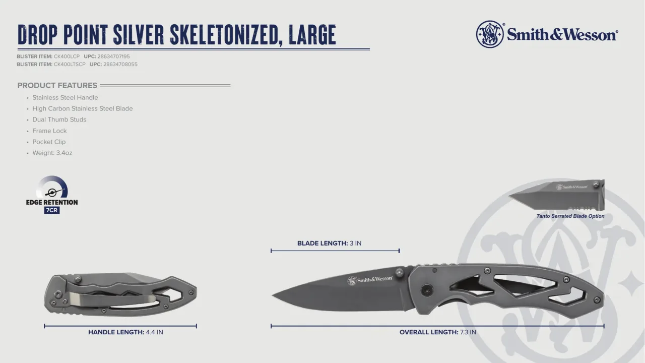 Página 50 de Smith & Wesson · Cuchillería 2023