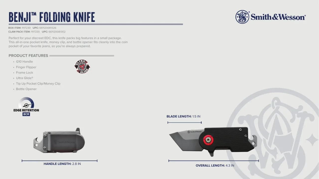 Página 53 de Smith & Wesson · Cuchillería 2023