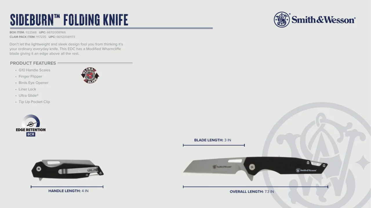 Página 55 de Smith & Wesson · Cuchillería 2023