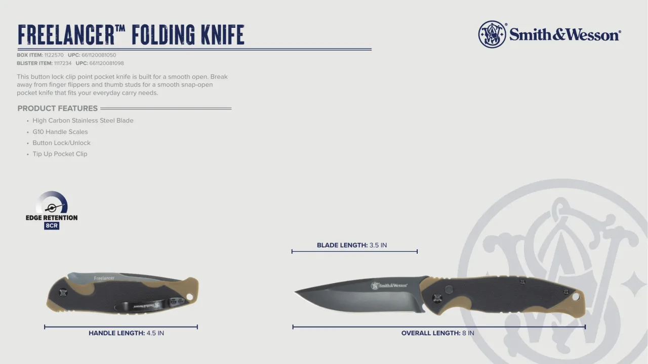 Página 57 de Smith & Wesson · Cuchillería 2023