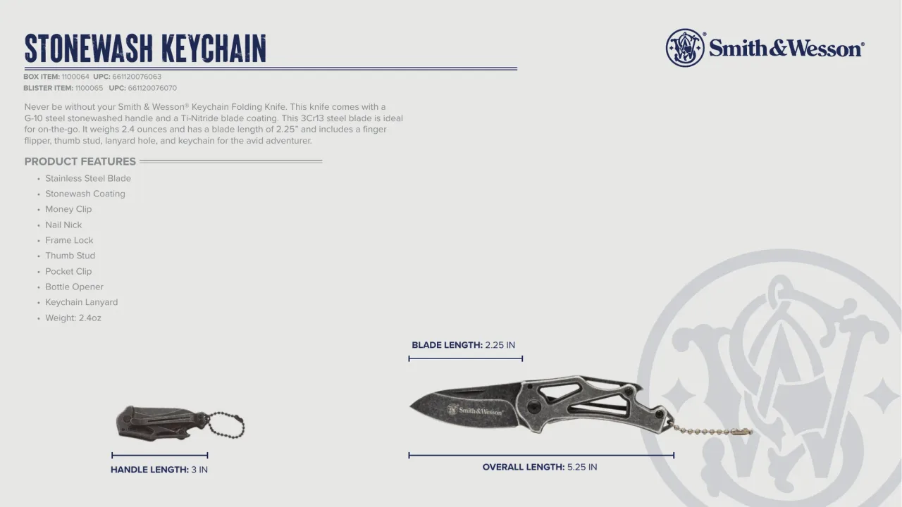 Página 58 de Smith & Wesson · Cuchillería 2023