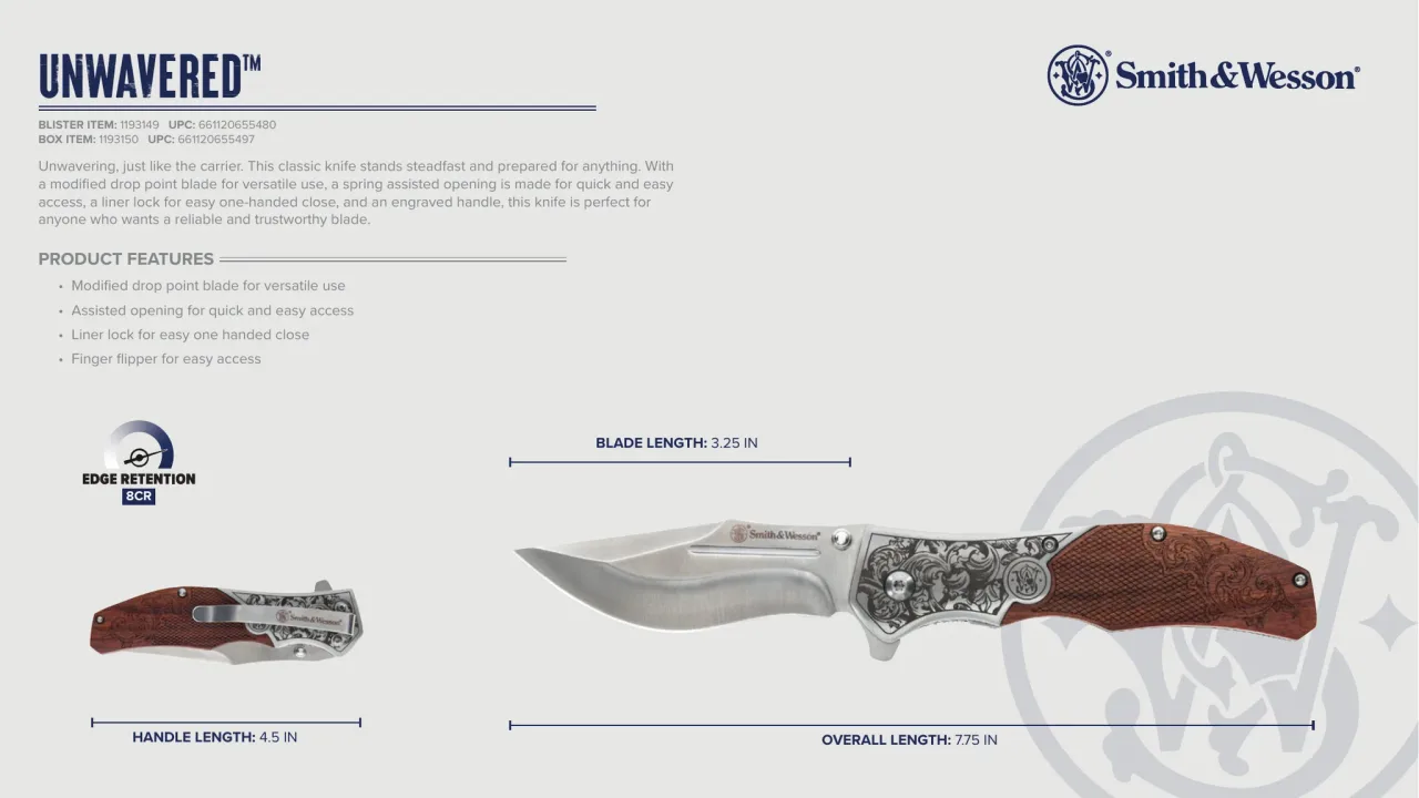 Página 6 de Smith & Wesson · Cuchillería 2023