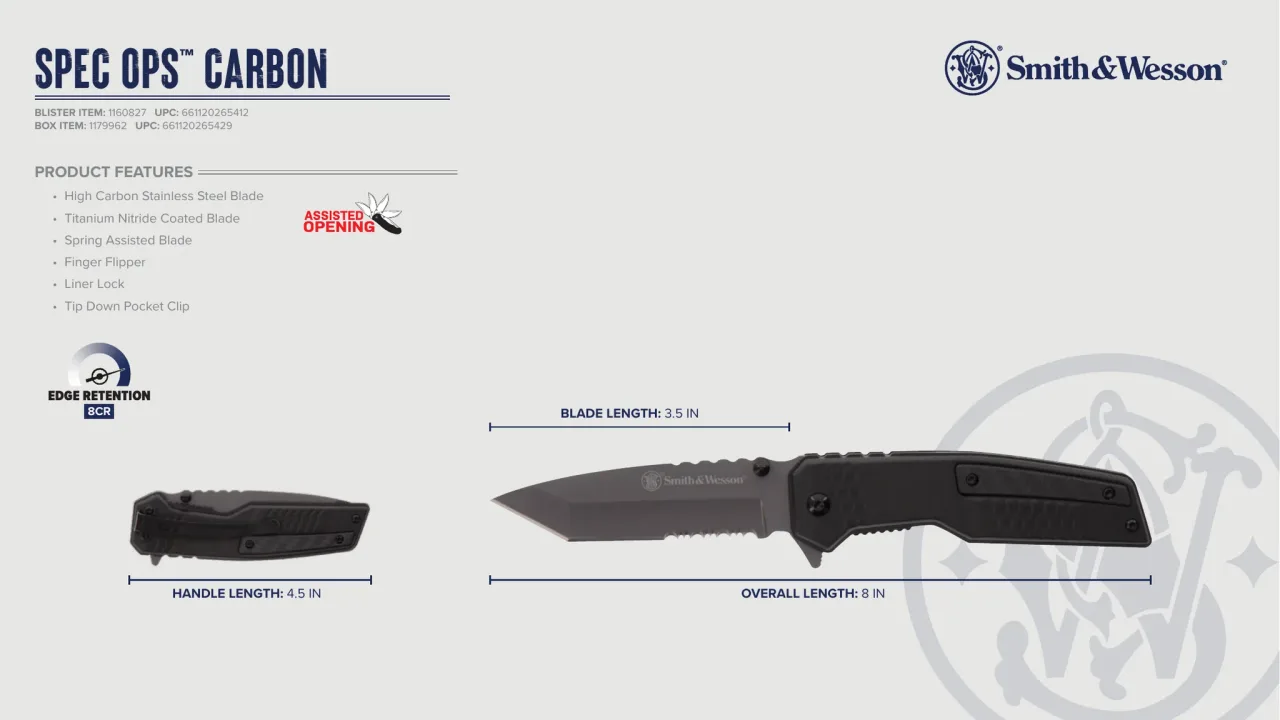 Página 68 de Smith & Wesson · Cuchillería 2023