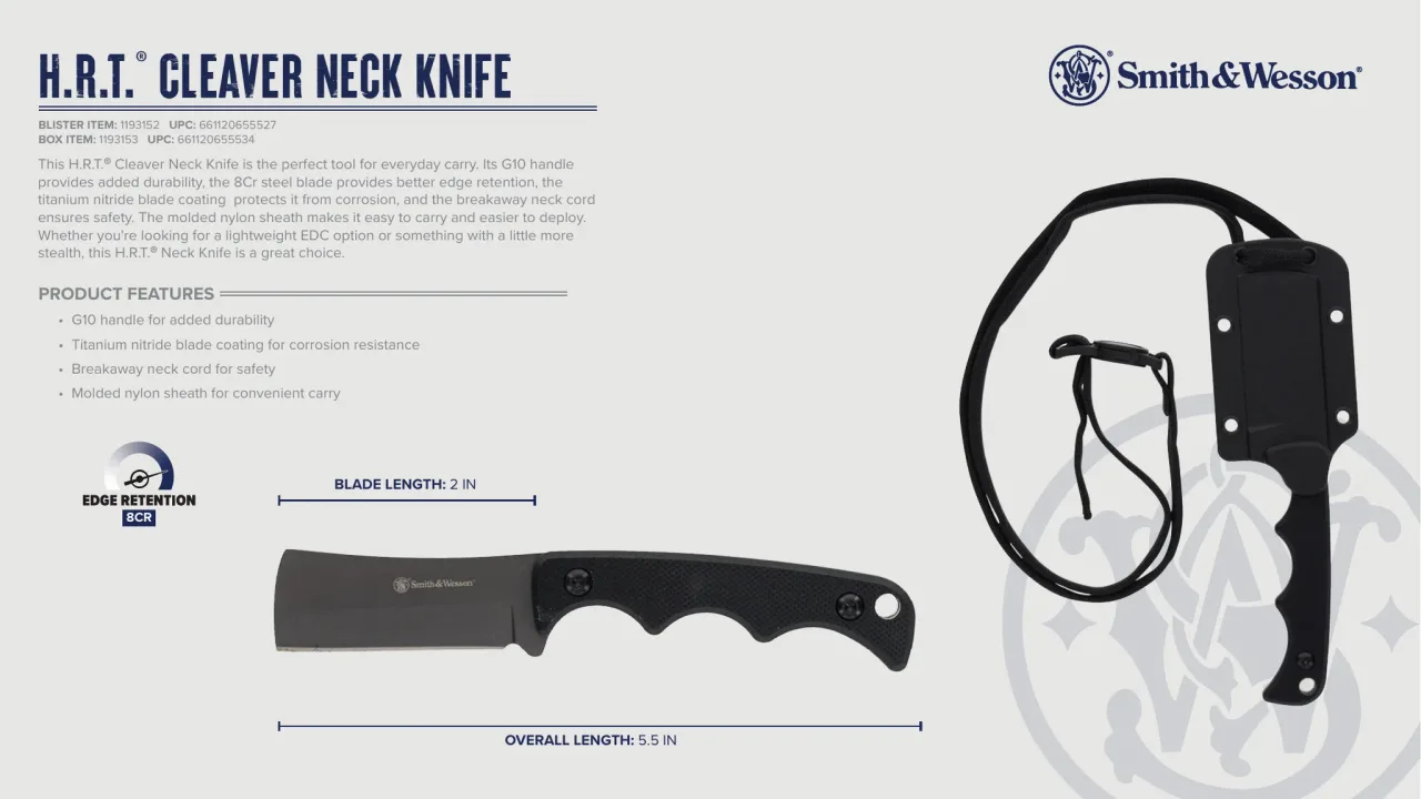 Página 7 de Smith & Wesson · Cuchillería 2023