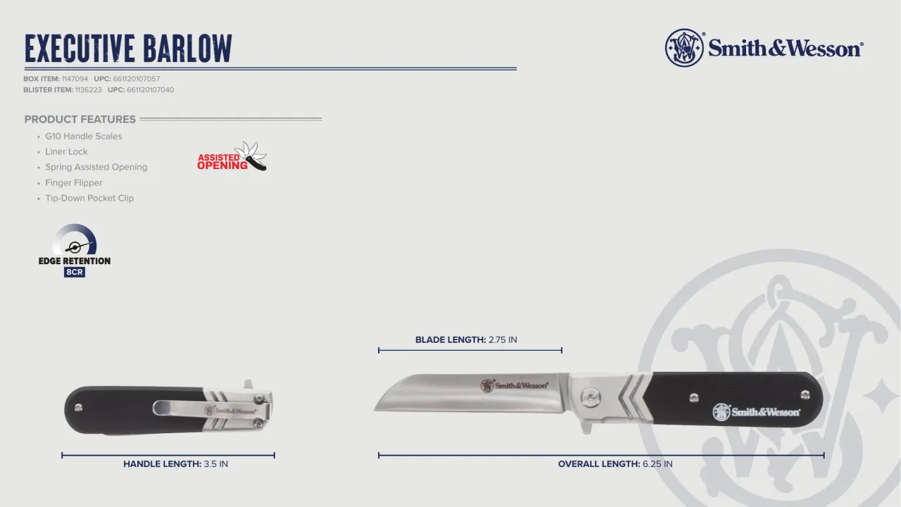 Página 70 de Smith & Wesson · Cuchillería 2023