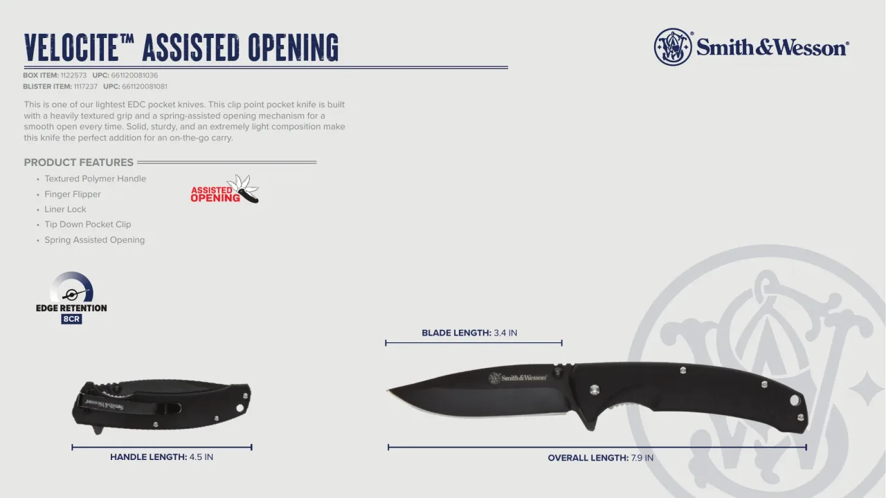 Página 72 de Smith & Wesson · Cuchillería 2023