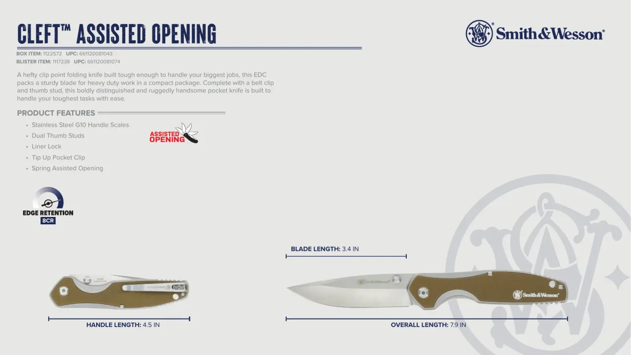 Página 73 de Smith & Wesson · Cuchillería 2023