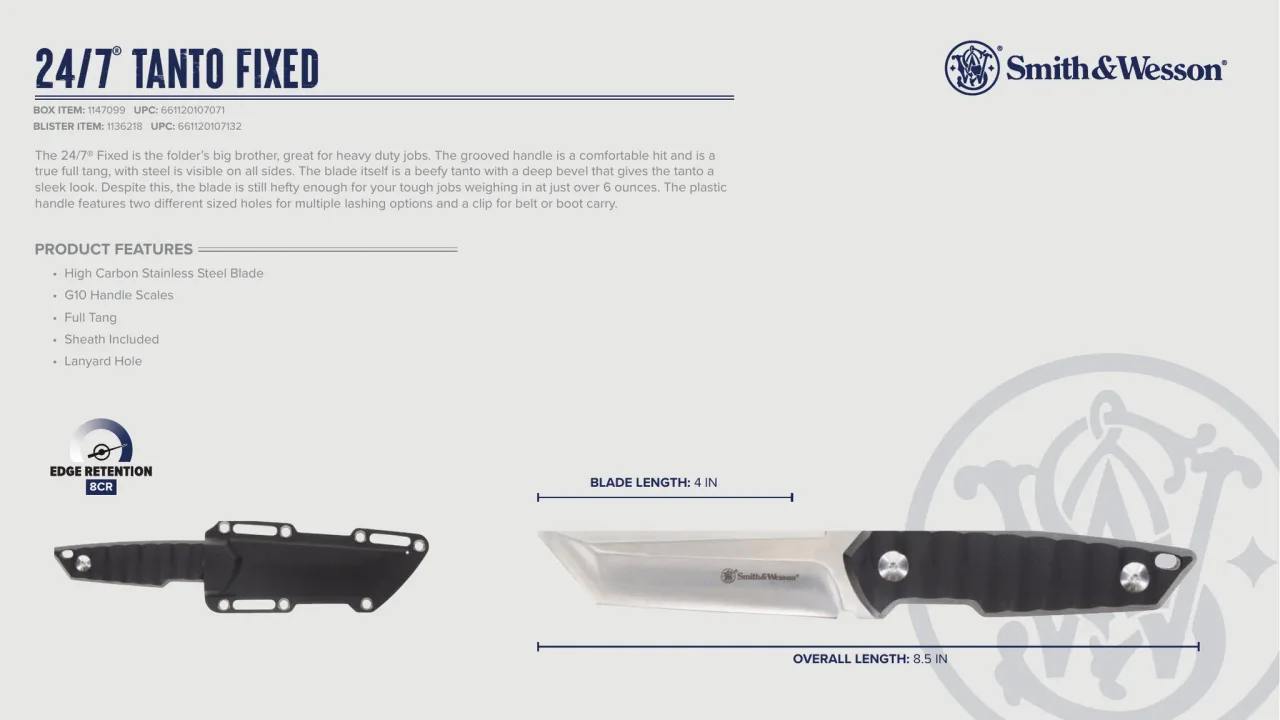 Página 84 de Smith & Wesson · Cuchillería 2023