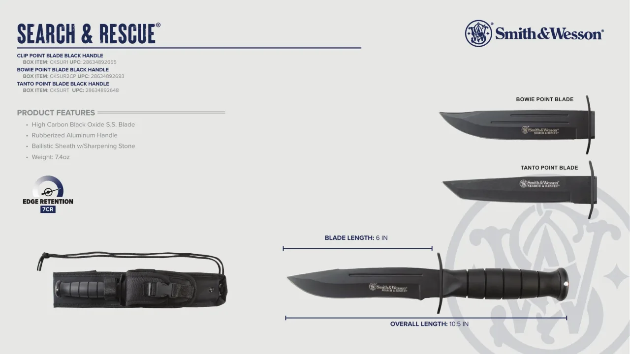 Página 94 de Smith & Wesson · Cuchillería 2023