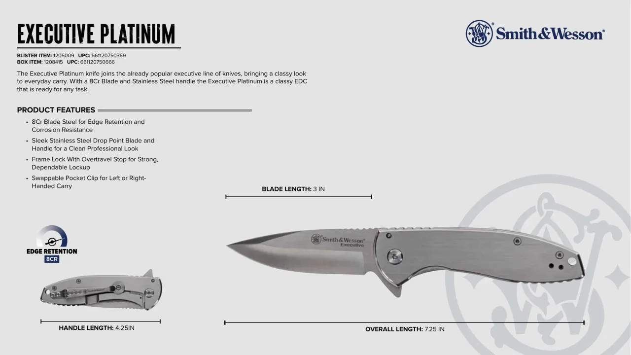 Página 10 de Smith & Wesson · Cuchillería 2024